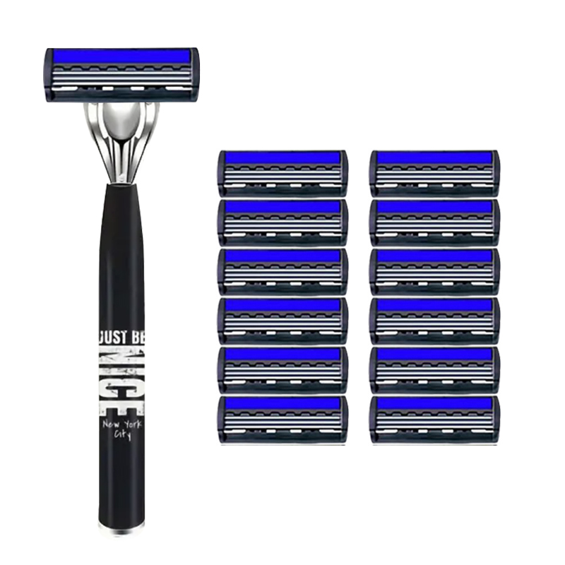 Razor Classic 3 Layer Safety Razor for Mens Shaving&Womens Hair Removal Shaving Blades Manual Shaver: Silver