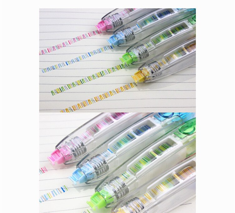 Dot Liner Correction Tapes Highlighter Tape Decorative Marking Macaron Lace For Schedule Stationery Office School Supplies H6876