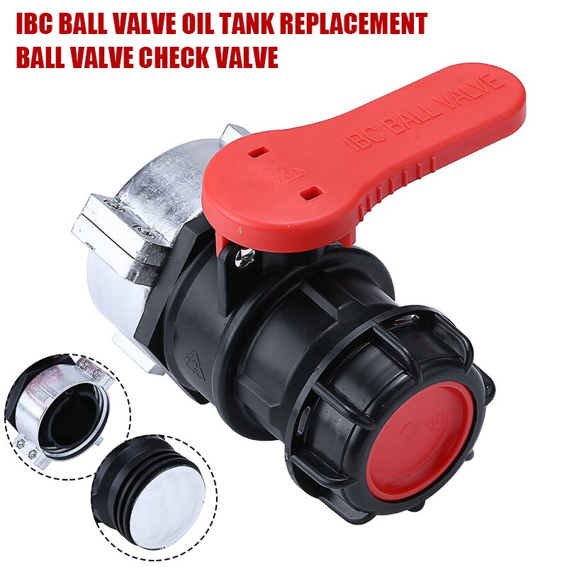 IBC Ball Valve Tank Replacement Stopcock Garden Pipe Adapter Valve S75x6 (75mm) S60x6 (60mm) DN50