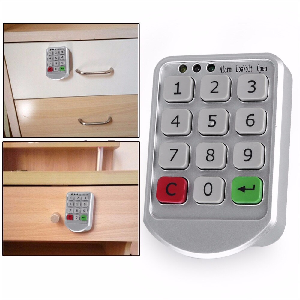 Digital Lock Electronic Door Lock Password Keypad Candad Number Code Locks for Cabinet Door Intelligent fechadura eletronica