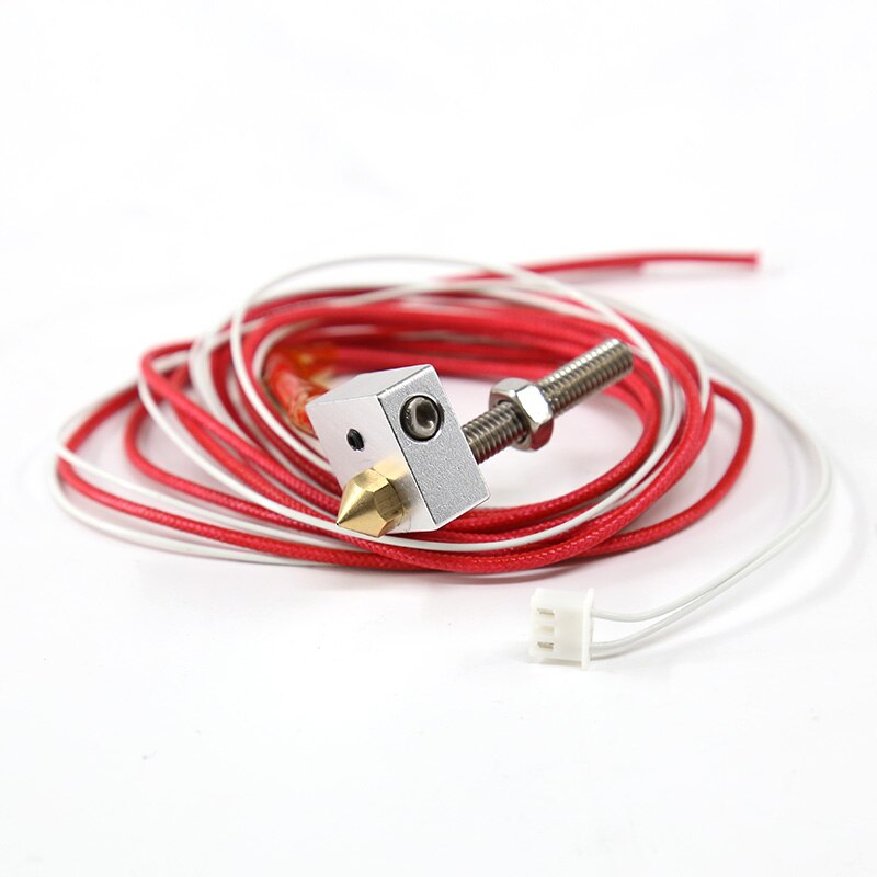 Anet 30/40mm gorge téflon tubes A6 A8 A2 e10 e12 MK8 buse extrudeuse kit 0.4mm 3d imprimante buses pièces hotend bricolage accessoires