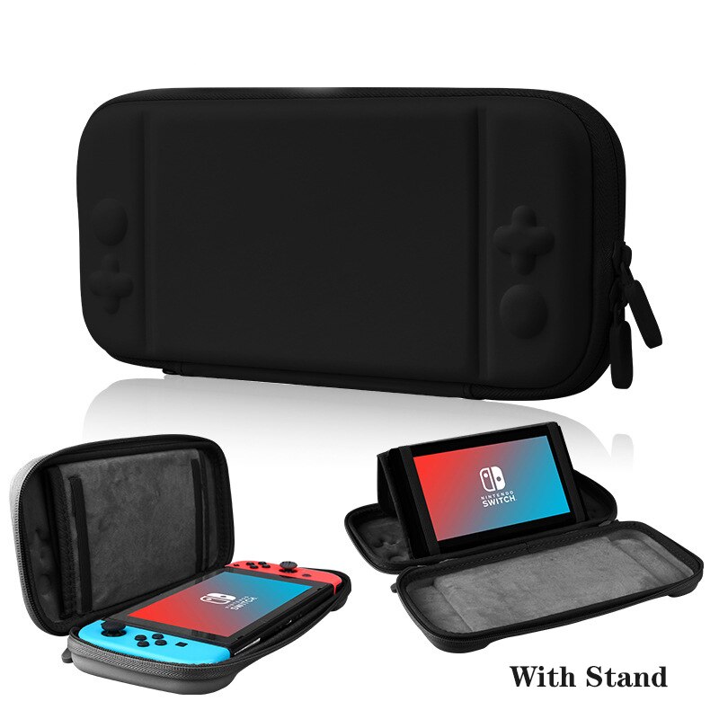 10 slots de cartão acessórios saco de armazenamento macio console camada interna carry case para nintend switch caixa de pele casca colorida para ns: Laranja