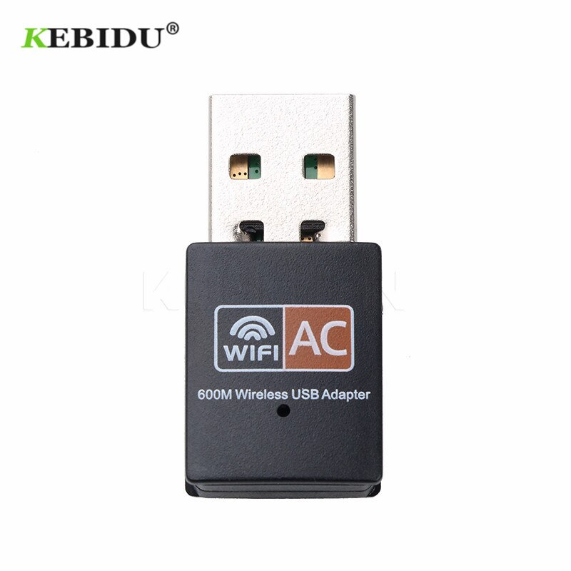 KEBIDU USB 600Mbps WiFi Adapter kabellos Ethernet Netzwerk Karte AC Dual Band 2,4G/5.G USB Wifi Dongle wifi Empfänger 802,11 ac: Ursprünglich Titel