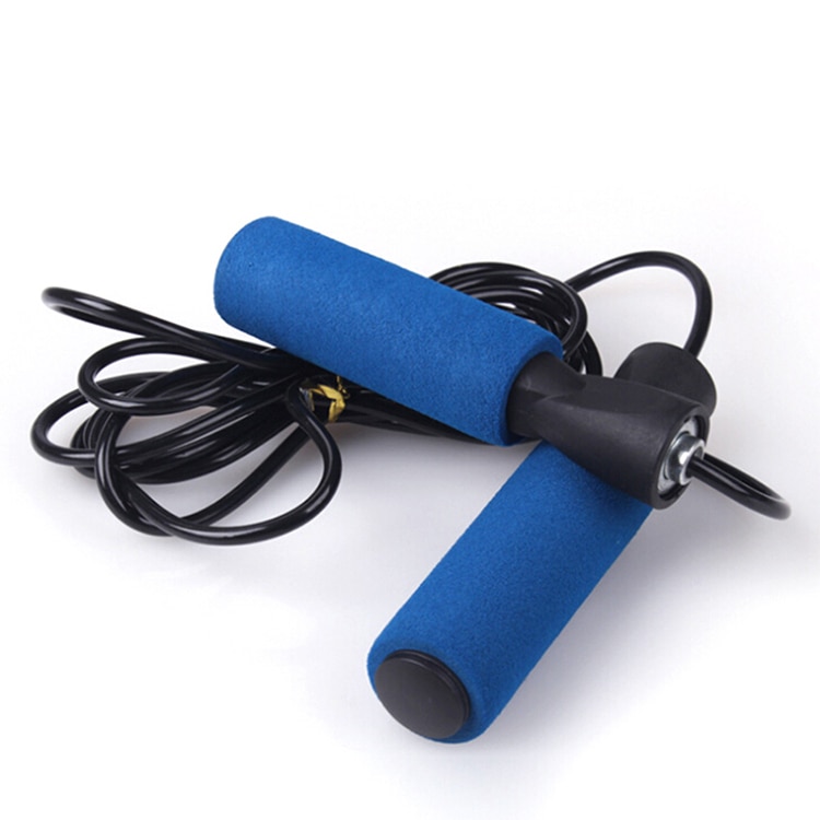 Cuerda de saltar de rodamiento de 2,8 M, cuerda de velocidad para Fitness, Equipo de Ejercicios de saltos aeróbicos, cuerda de saltar deportiva de boxeo ajustable