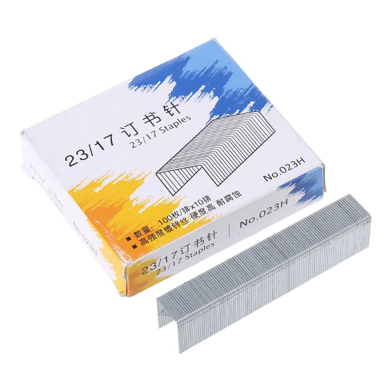 1000Pcs/Box Heavy Duty 23/10 Metal Staples for stapler Office School Supplies Stationery