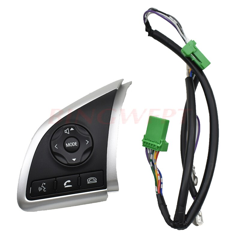 Voor Mitsubishi Asx Mirage Space Star L200 Cruise Control Schakelaar Stuurwiel Knop Audio Android Speler Schakelaars: WHITE