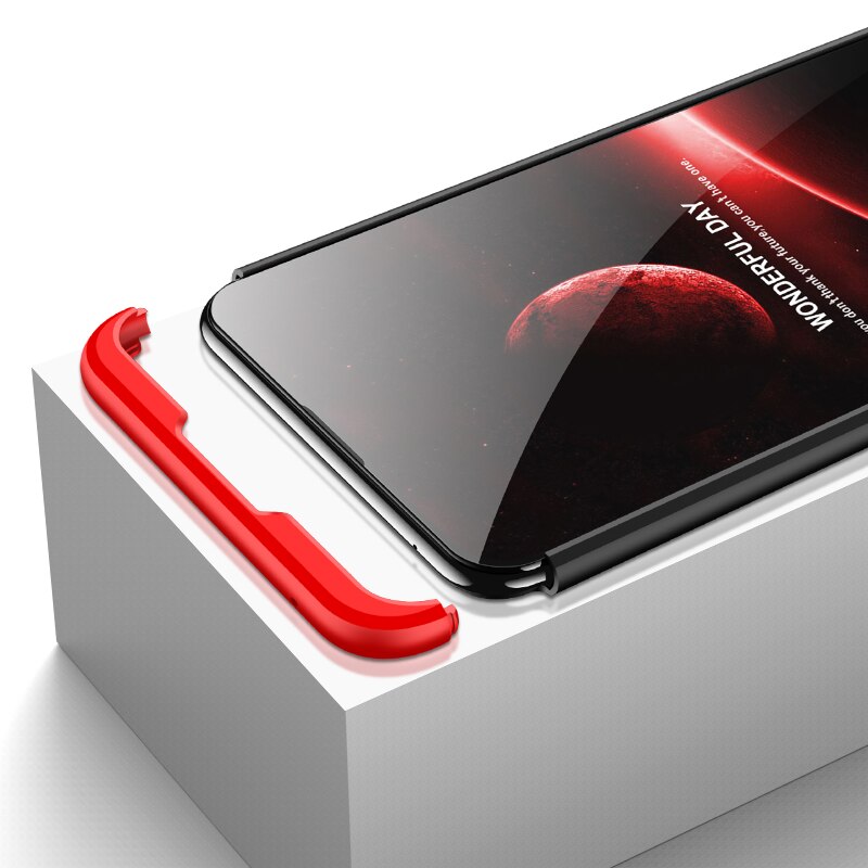 Luxe 360 volledige beschermings-proof armor hybride anti-klop harde pc-hoes voor asus zenfone max pro  (m1) zb601kl zb602kl- hoes