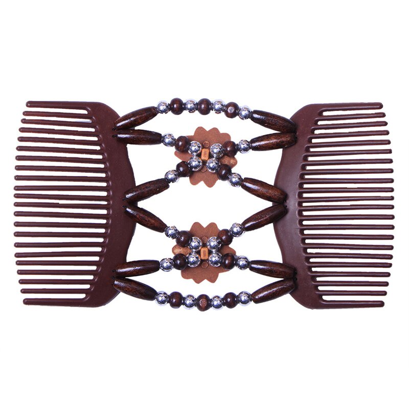 Nueva , peineta mágica con cuentas, horquilla elástica, horquilla elástica, peineta, accesorios para el cabello de mujer