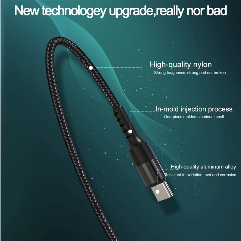 5a type c usb-kabel supersnel opladen voor huawei mate 20 p30 p20 pro  qc2.0 qc3.0 qc4.0 snel opladen telefoonkabel type-c usb-draad