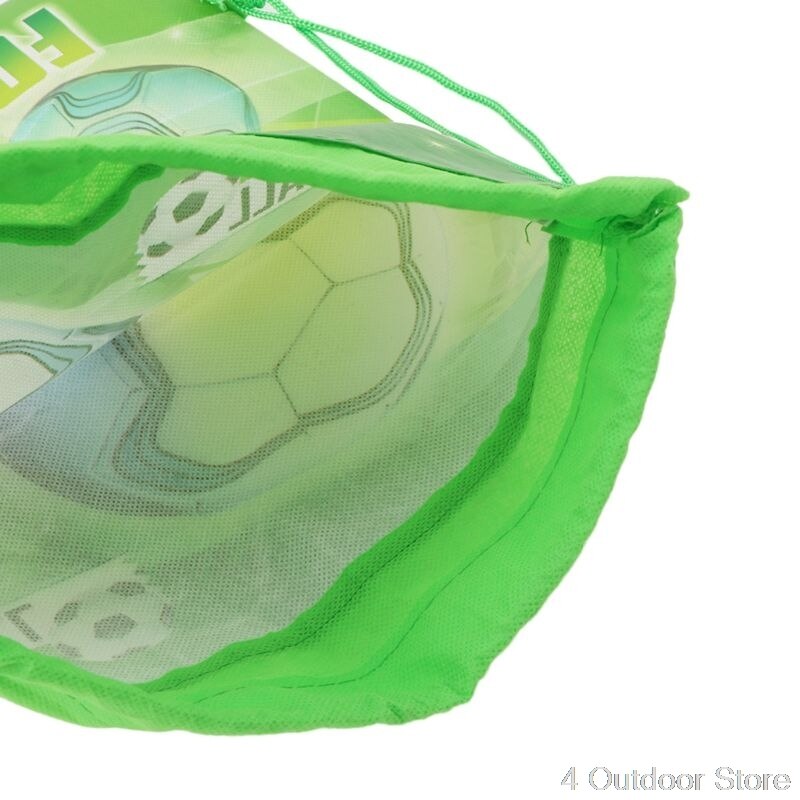 Fodboldopbevaringspose ikke-vævet stof løbebåndsport udendørs sport gym rygsæk  au26 20