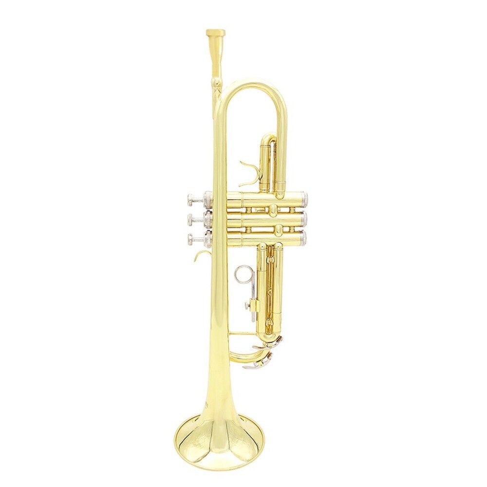 1PC Professionele Gouden Plated Bullet Trompet Mondstuk Maat 7C Muzikale Accessoires Trompet Deel