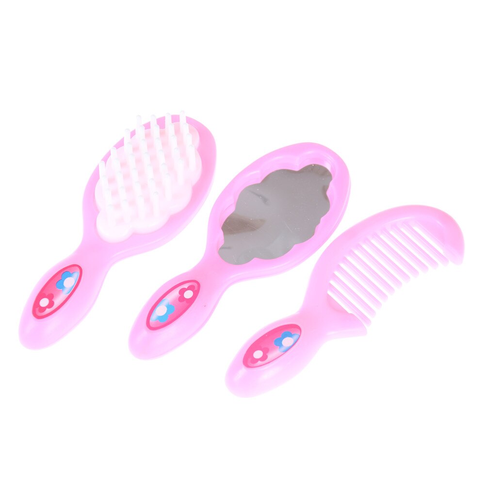 Metal Practical Bathroom House Miniature Vintage Glod Sliver Rose Gold Vanity Mini Mirror 1/12 Scale Dolls Furniture Toy