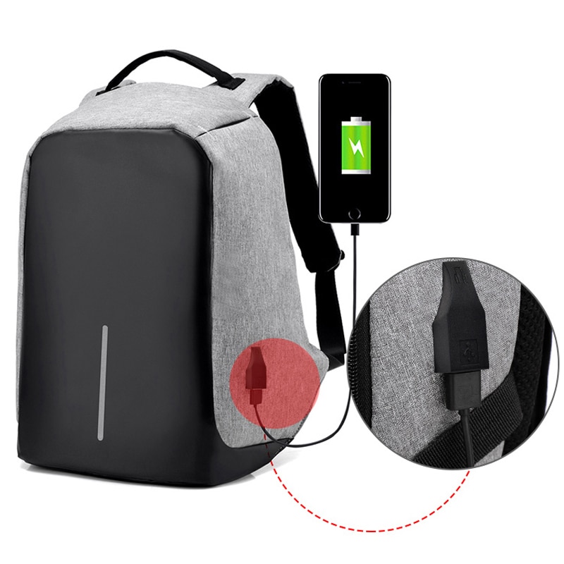 Men&#39;s 15-inch Laptop Backpack Men USB Charging Travel Backpack School Bag For Men Back Pack Multifunction Anti-Theft Backpack