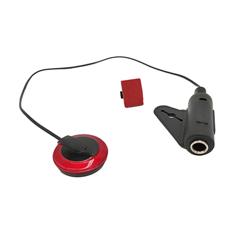 6.35mm guitar selvklæbende mikrofonpickup til basviolin banjo mandolin ukulele piezo stabil kontakt guitar