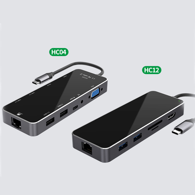 Neue yp-c HUB hub 3.5AUX audio port HDMI niedrigen temperatur 11-in-1 notebook dock