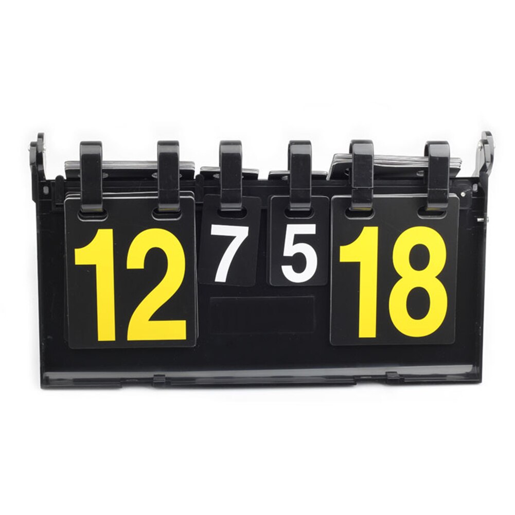 4-Digit Score Board Basketball Football Volleyball Table Tennis Digital Basketball Scoreboard Football Tool Equipment Black