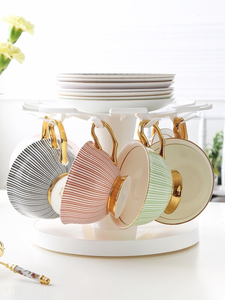 Luxury Ceramic Coffee Mug Cup Cute Small Coffee Cup And Saucer Set Cute Tazas De Ceramica Creativas Mugs Coffee Cups Luxury