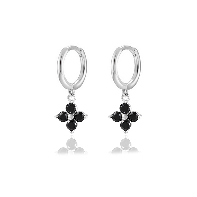TIANDE-pendientes colgantes de cadena larga para mujer, Color dorado, Piercing de circonita, flor, joyería de 2023