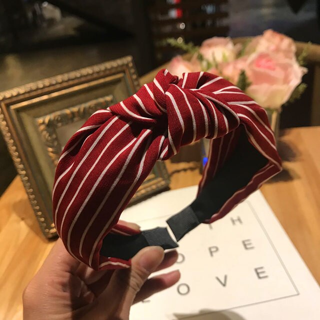 Kinder Nette Farben Gedruckt Plaid Streifen Haar Hoop Hair Mädchen Schöne Dot Bogen Kaninchen Ohren Stirnbänder Kinder Haar Zubehör: 29