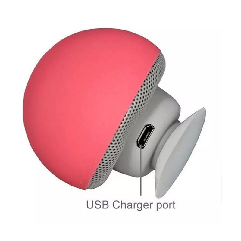 Mini haut-parleur Portable, sans fil, Bluetooth, champignon, avec Microphone, pour PC, téléphone, enceintes stéréo, étanche