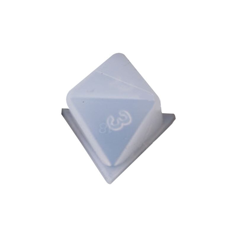 DIY Crystal Epoxy Mold Dice Fillet Shape Multi-spec Digital Game High Mirror Silicone Mould Making Accessories: 18