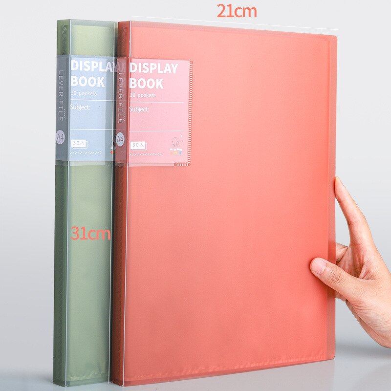 30 40 60 80 Pagina &#39;S A4 Size Piano Muziek Score Vel Document Bestand Map Organizer Pp Frosted Map Bureau organizer