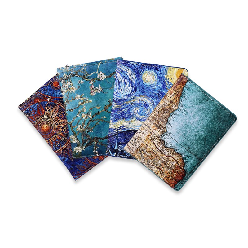 1pc Unicorn PU Leather Travel Passport Cover Cards Case Women Men Travel Credit Card Holder Travel ID&Document Passport Holder