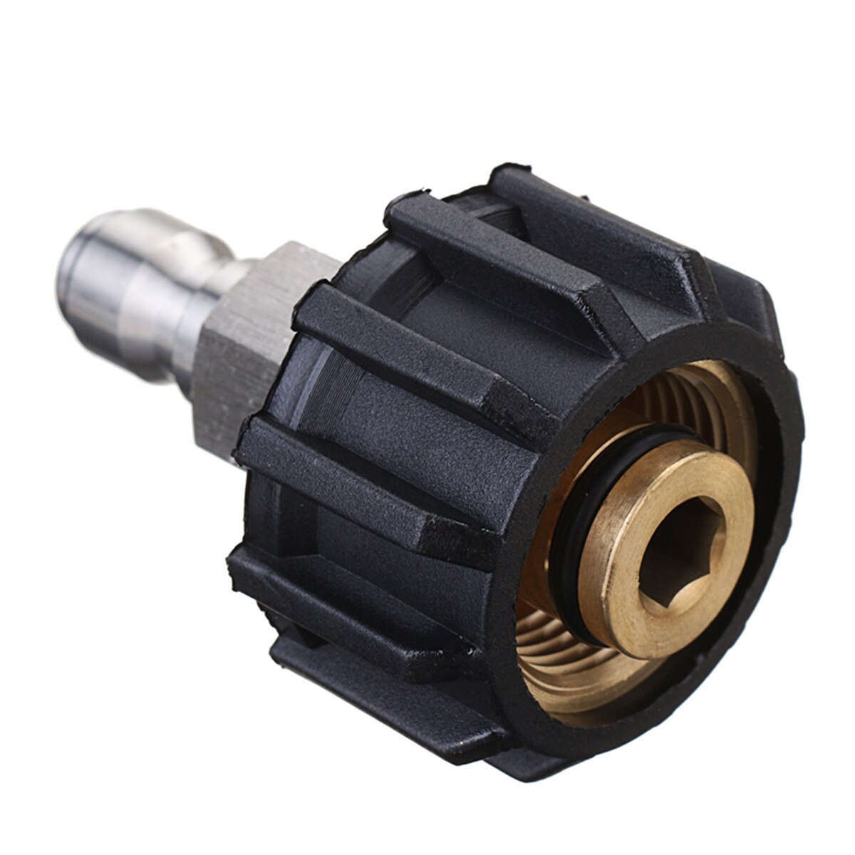 High Pressure Washer Foam Lance Male Adapter Connect 14mm M22 X 1/4''