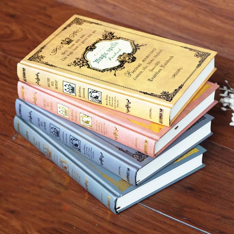 European thick retro magic book notebook stationery A5 thickened notebook diary book classical