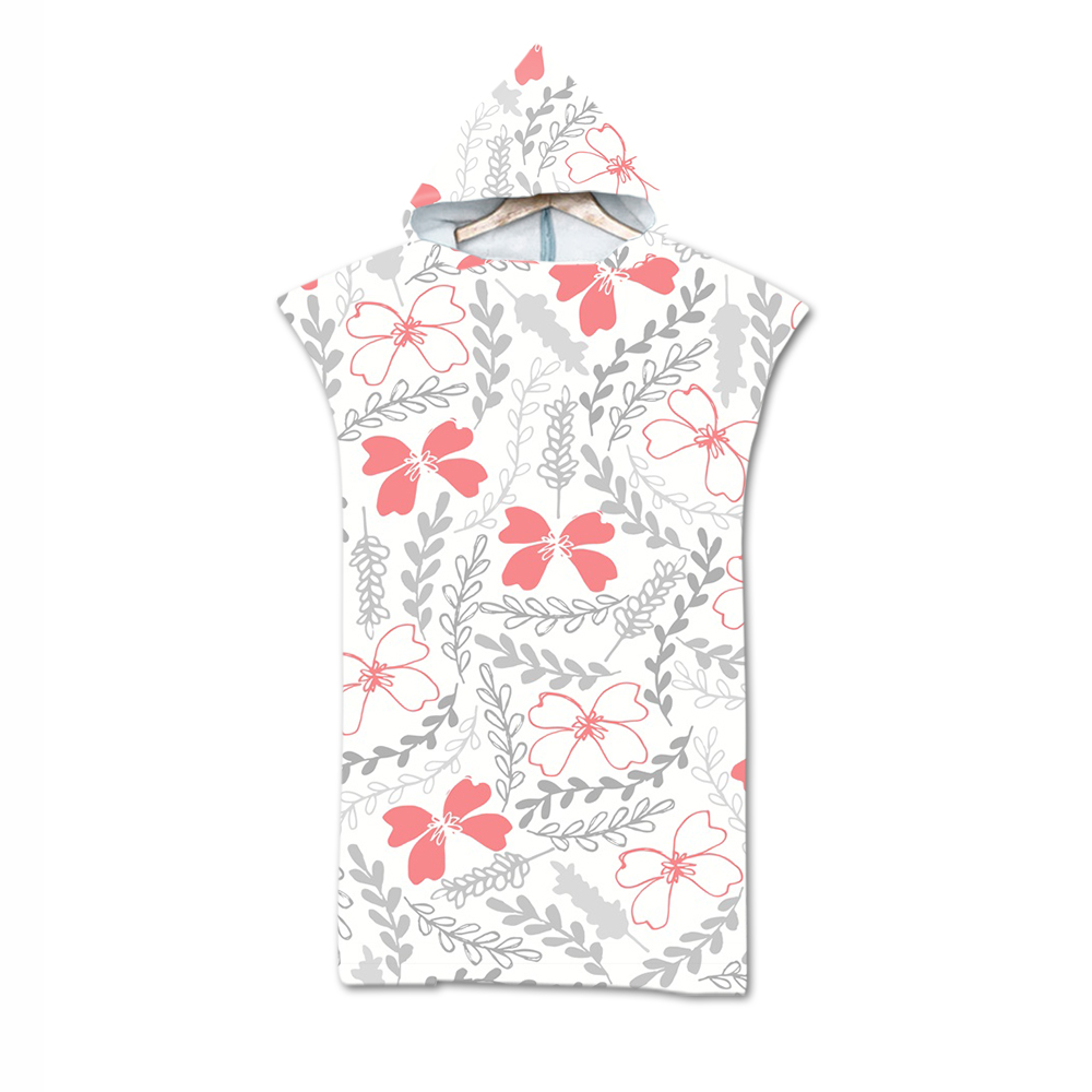 Nowy ręcznik z delfinami dla dorosłych szlafrok z mikrofibry szlafrok ręcznik kąpielowy z kapturem pływanie surfing kostiumy kąpielowe: 2