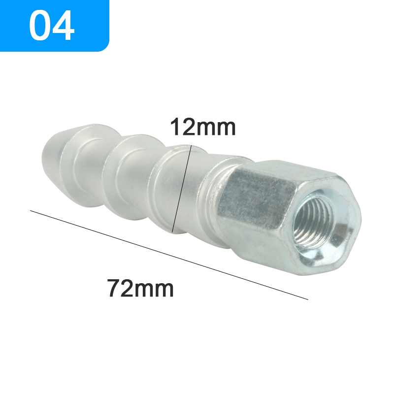 Telescopic Linear Actuator Attachment Metal Adapter Vac-u-Lock Attachments Quick Plug Turn 3XLR Connector Head Metal: WHITE