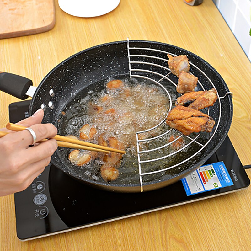 Rvs Planken Voedsel Koeling Rack Zeef Kitchen Tools Koekenpan Pot Voor Fry Afdruiprek Rack Gebakken Tempura