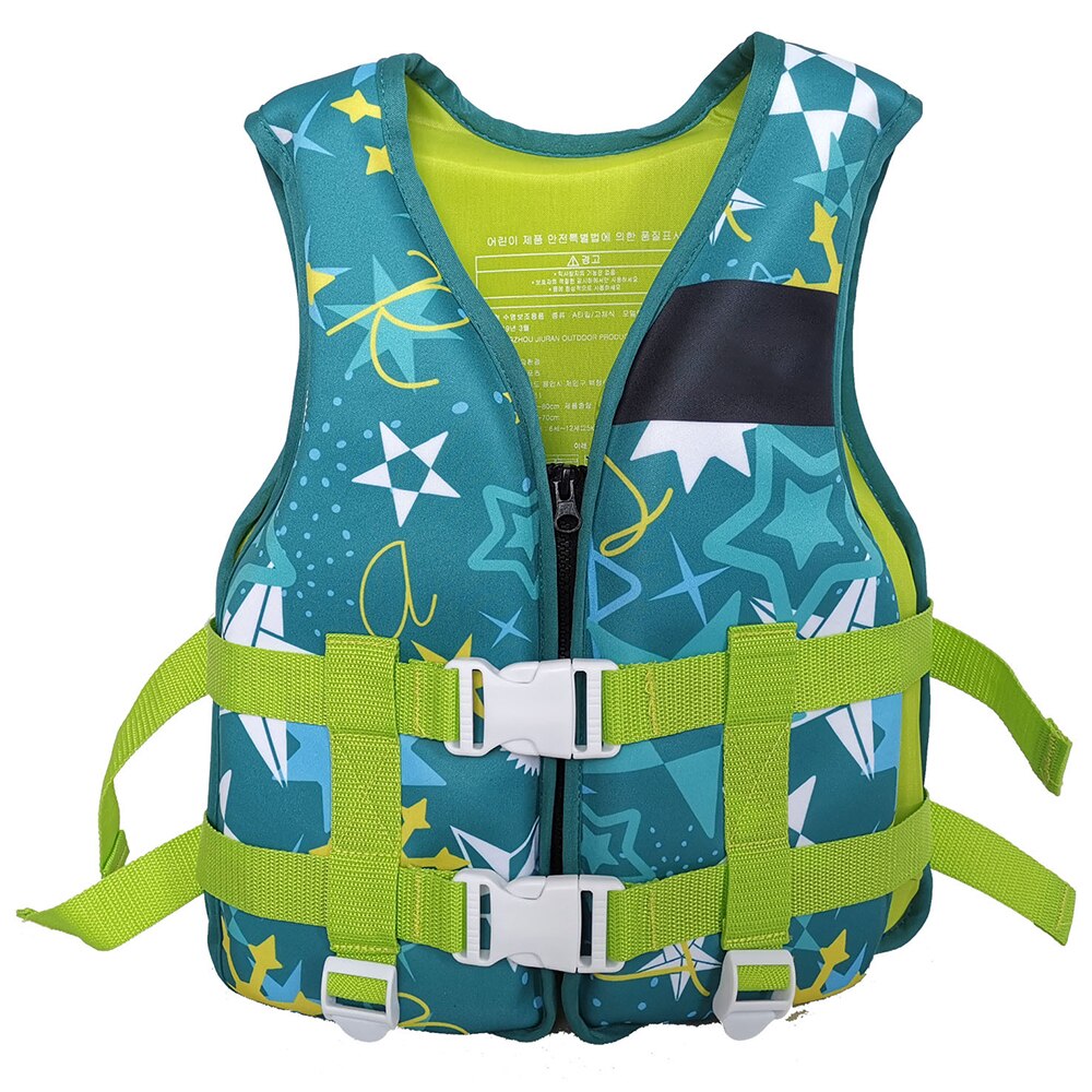 Kayak Leven Vest Sport Jacket Zwemmen Varen Ski Drifting Floatation Neopreen Zwemvest Kids Reddingsvest Water Sport: type B green