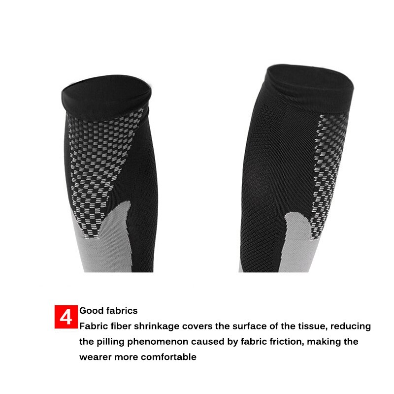 Sports Elastic Socks Outdoor Compression Running Socks Ski Long Socks For Men Women For Skiing Hiking Cycling Climbing