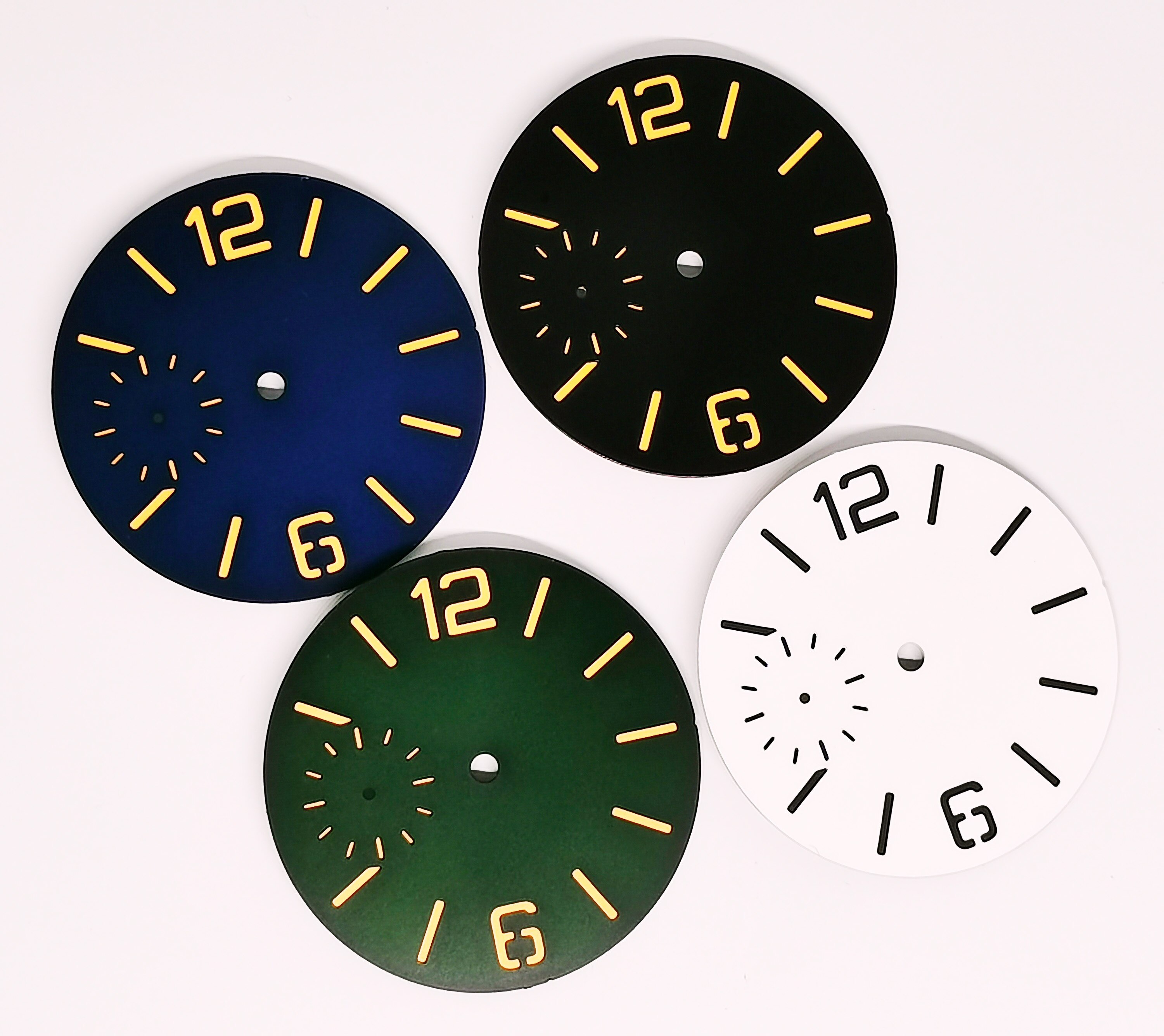 Man's Watch Accessories Of Luminous Dial For Manual Winding Movement St36 Eta 6497