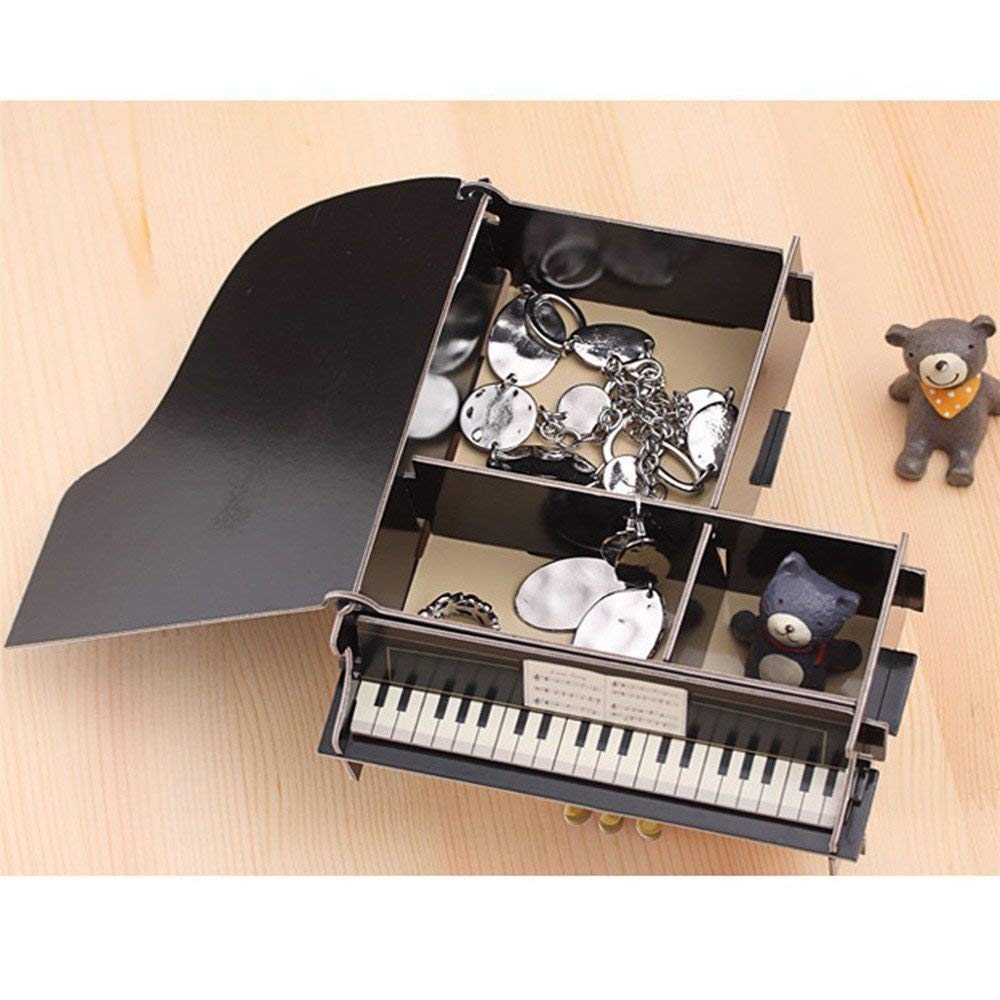 XRHYY Desk Storage Piano Thick Cardboard Pen Pencil Supplies Organizer Caddy DIY Box Stationery For Office Desktop