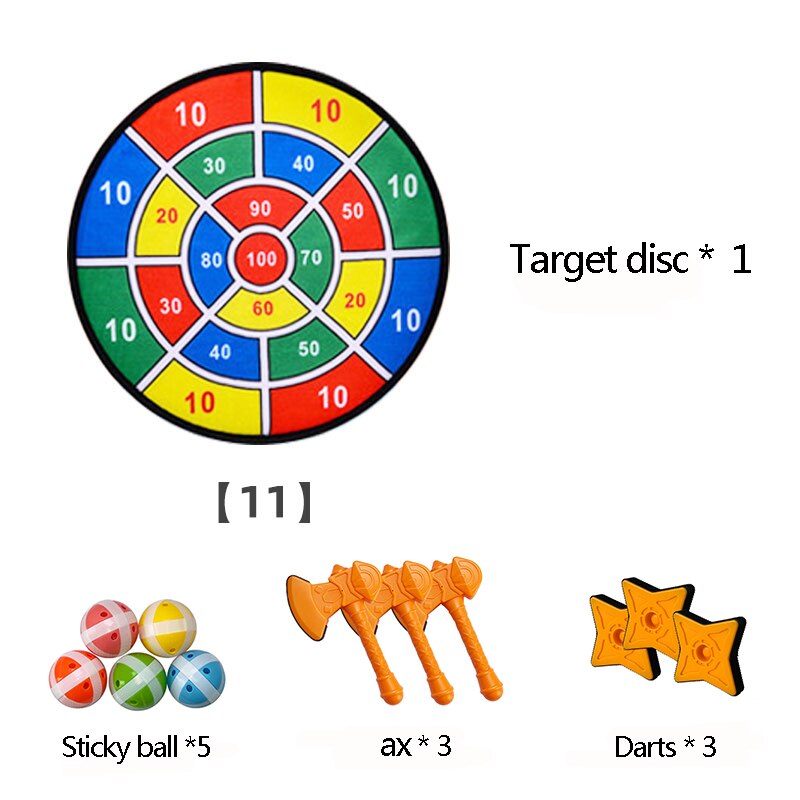 Cloth Dartboard Sets Kids Toys Safety Sticky Ball Target Darts Toy Children's Target Toy Safety Game Children Dart Toys: 17