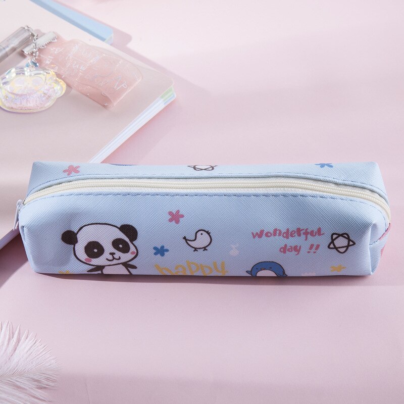 1PC Cute Panda Cat Pencil Case Pencil Bag School Office Supply Student Stationery