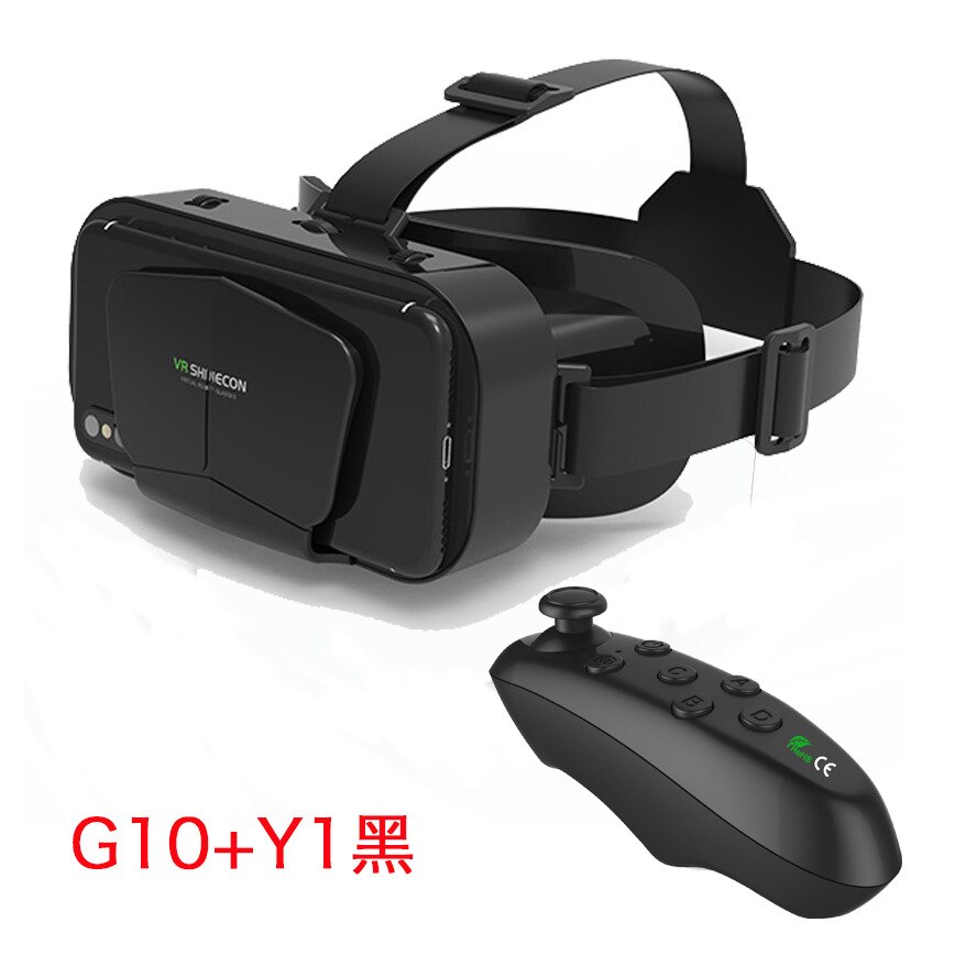 Original VR Shinecon SC-G10 Standard Edition Game Virtual Reality Light Glasses Helmets Optional Controller: G10 with Y1