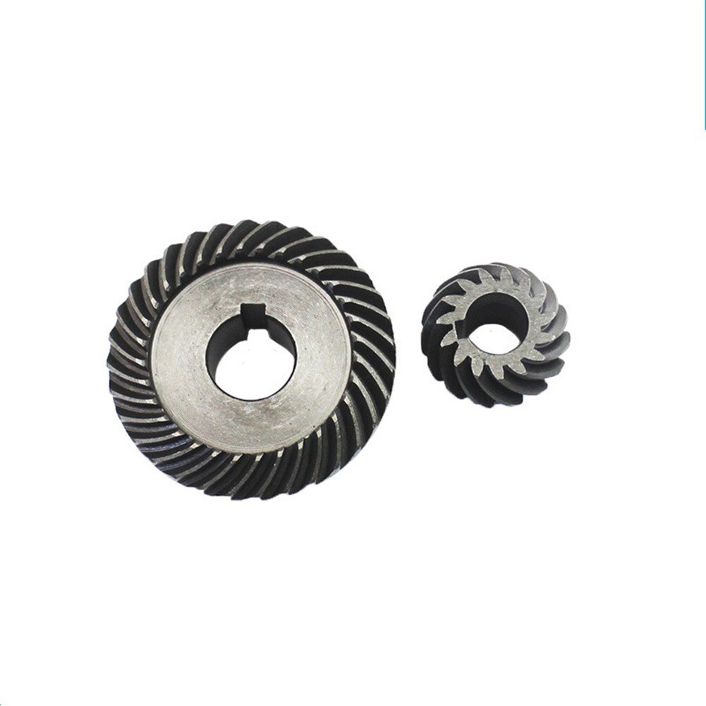 2 Pieces Replacement Spiral Bevel Gear Set For 125/150 Angle Grinder Accessories Angle Grinder Gear For 125 150 Bevel Gear