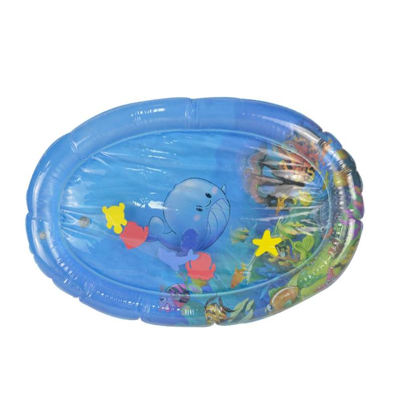 Baby water speelmat, ijsmat, opblaasbaar, dik pvc, speelmat voor kinderen op de buik