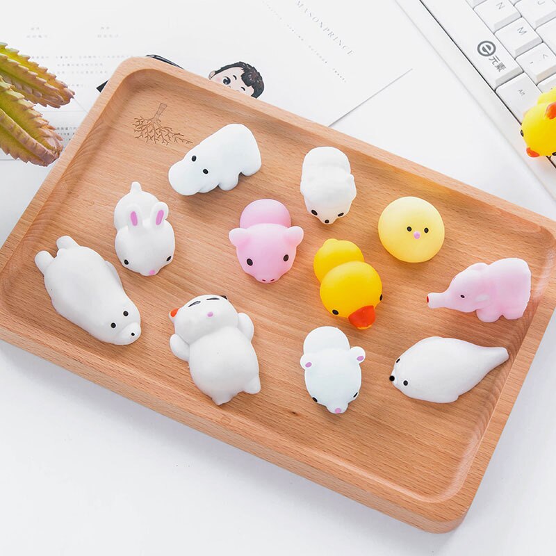 Mini Color Changes Squishy Cute Cat Mochi Climbing Abreagir Sticky Soft Antistress Ball Squeeze Stress Relief Funny Toy