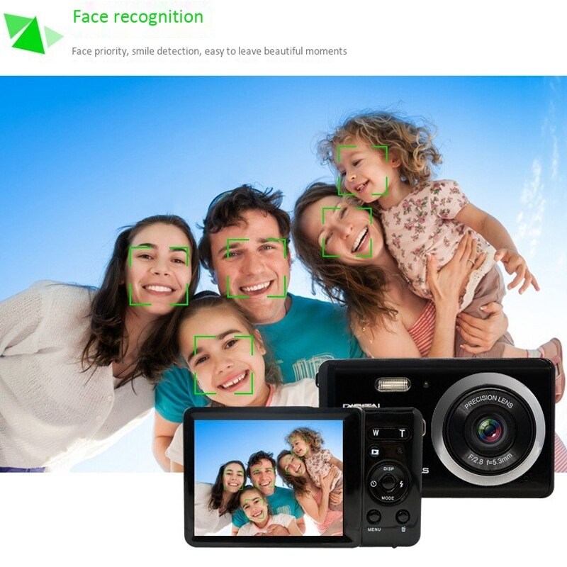 Digital Camera 1080P HD Digital Camera 2MP Rechargeable Anti-Shake Digital Video Camera