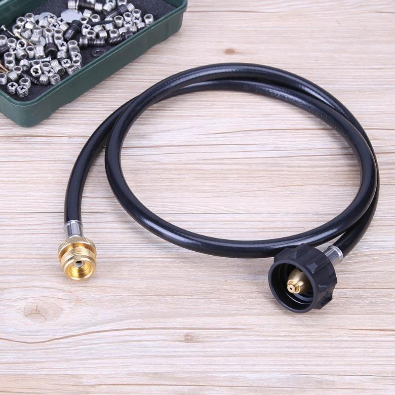 High Pressure Adapter Hose Propane Replacement liquefied petroleumQCC1 Converter Tank Adapter 1lb 20lb Outdoor Stove Accessories