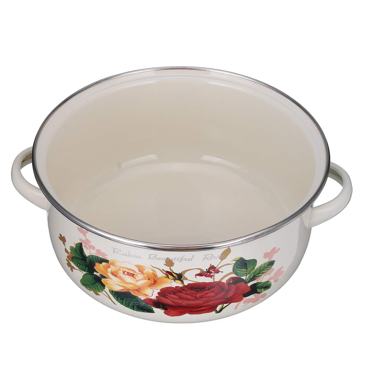 Emaille Pot Binaural Soeppan Emaille Kookpan Soeppan Mini Pan Melk Pot Universele Hotpot Kookgerei Sets Met Deksels 3 stks/set