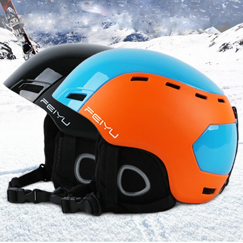 Professionele Draagbare Ski Helm Integraal-Gegoten Snowboard Sport Helm Voor Vrouwen Schaatsen Skateboarden Mannen Skiën Helm