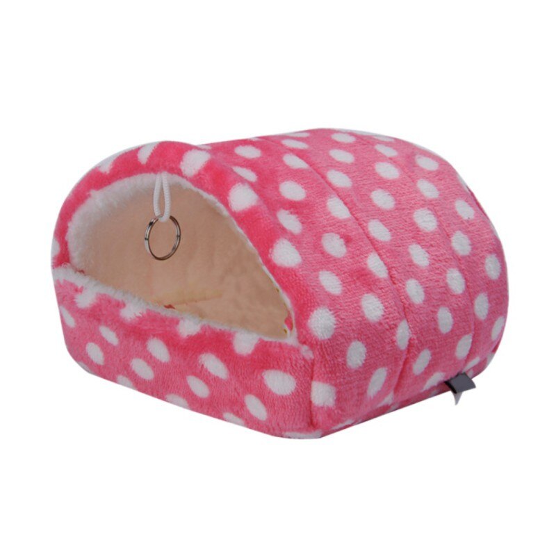 Peluche suave cobaya casa jaula de cama para hámster Mini Animal rata nido cama Casa de hámster pequeños productos para mascotas