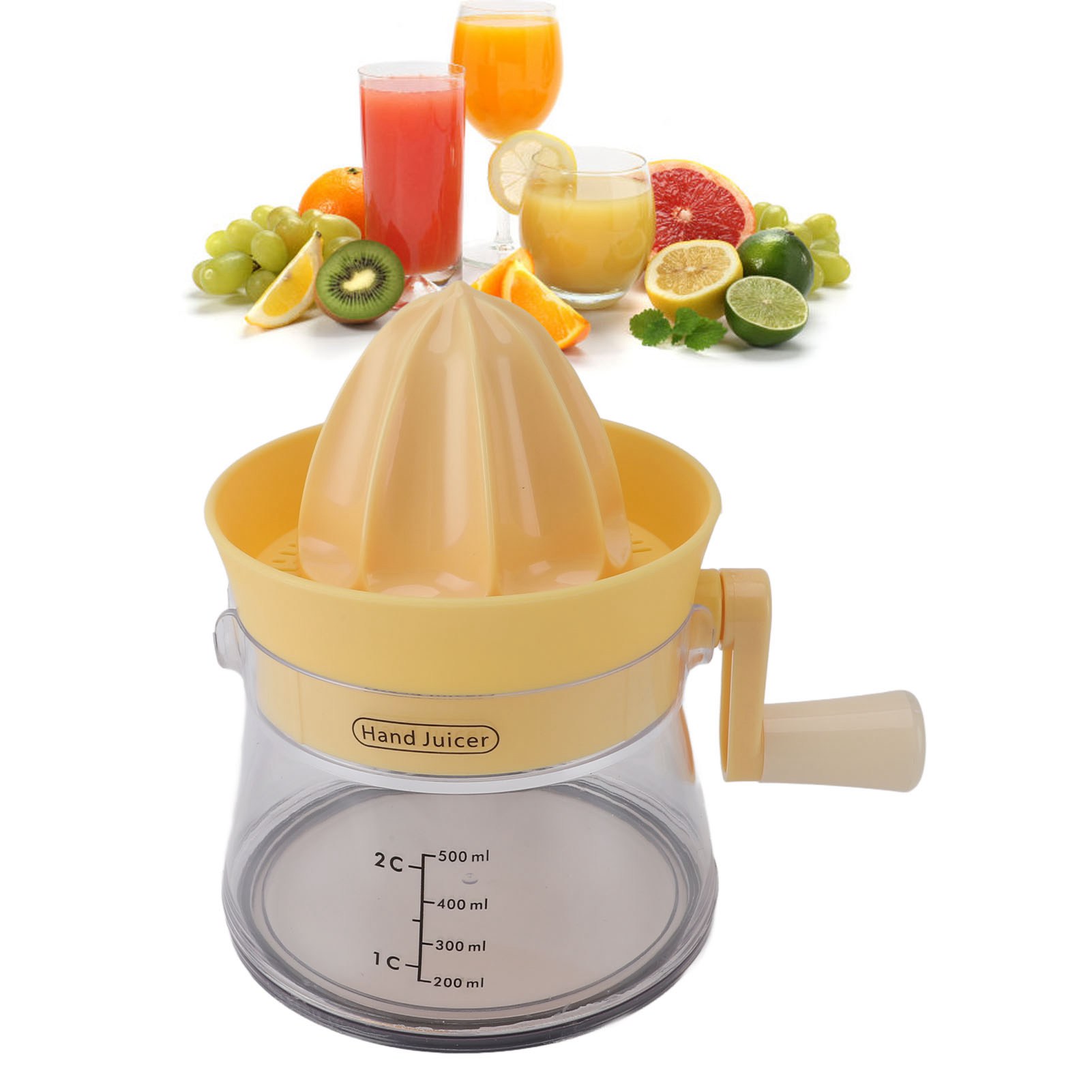 Handpers Multifunctionele sinaasappel-citroenpers Handmatige draagbare citruspers Keuken Handmatige citruspers