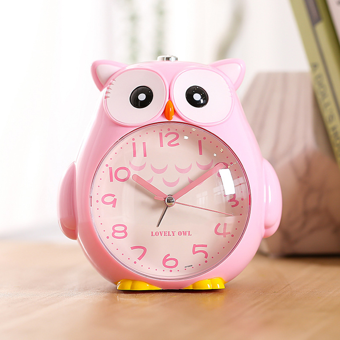 Horloges lumineuses créatives étudiant musique Snooze réveil mignon hibou réveil maison chambre décor despertador