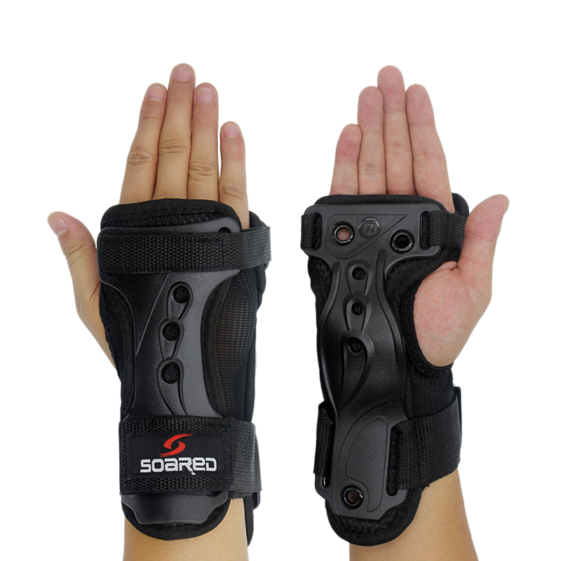 Steeg 1 Paar Verstelbare Snowboarden Handschoenen Polssteun Schaatsen Palm Care Kaphandschoenen Beschermende Kleding Ski Guard Pad Brace: L